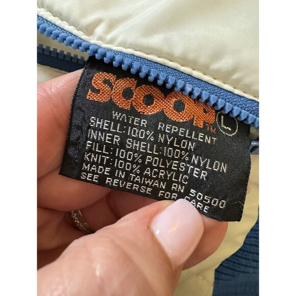 Scoop Blue, Purple, White Reversible Puffer Jacket - Picture 6 of 10